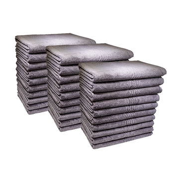 Bunty's Hotel Collection 600GSM 70x140cms Bath Towels - 30 Pc Pack - Pavement