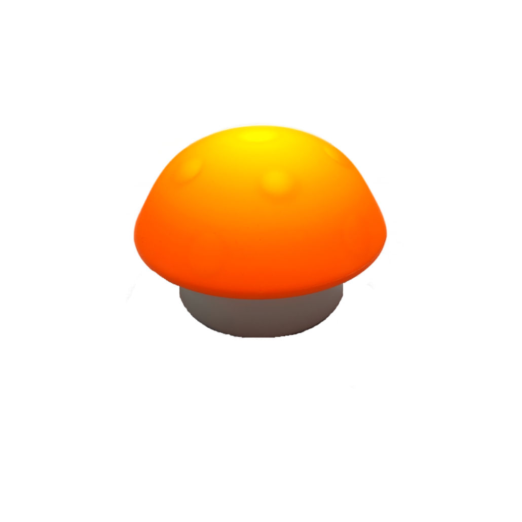 LED Mushroom Shaped Night Light Orange