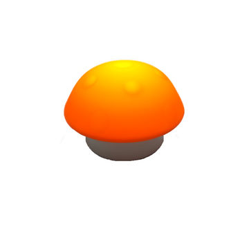 LED Mushroom Shaped Night Light Orange