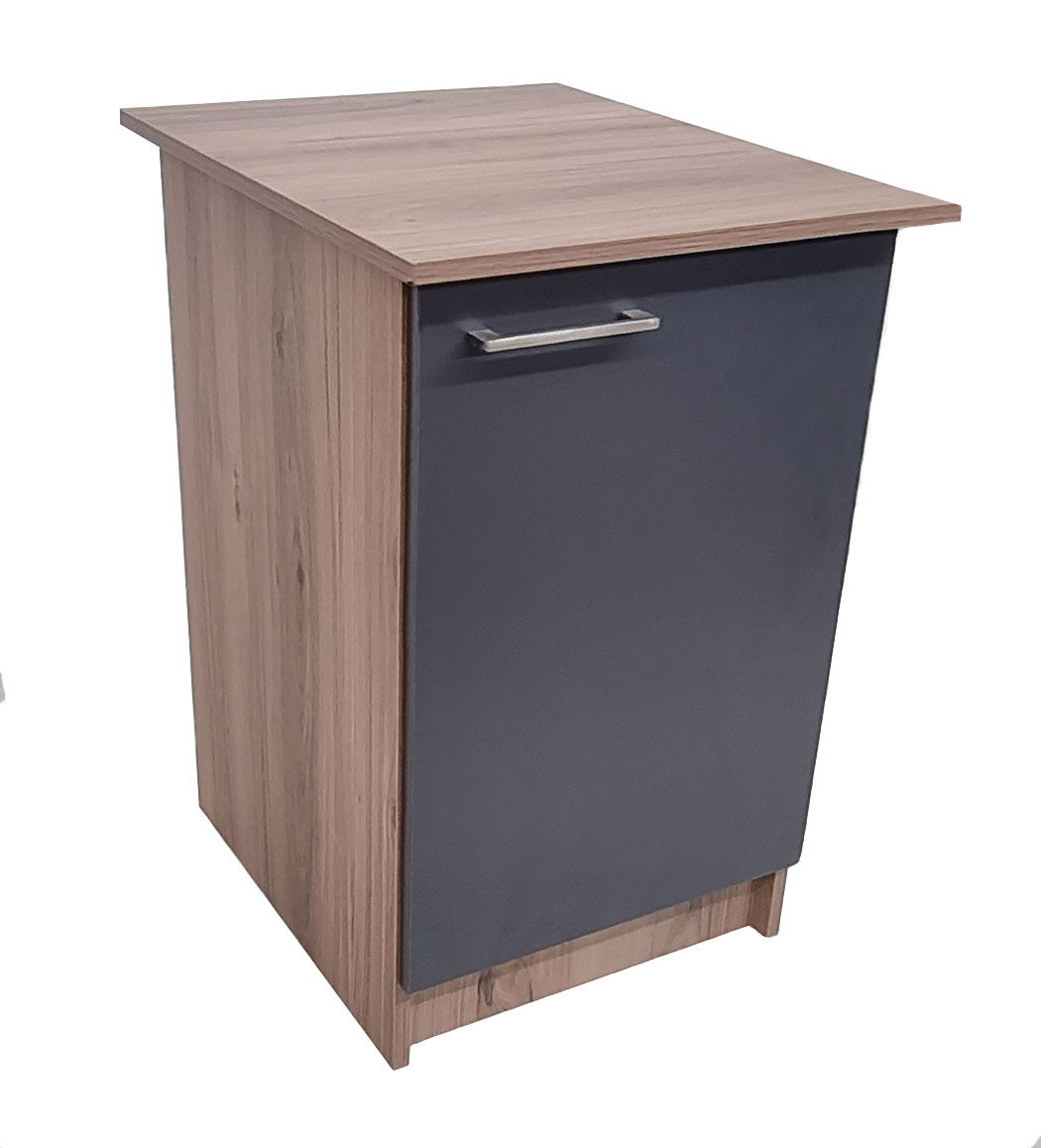 London 45cm 2 Shelf - 1 Door - Sahara & Storm Grey