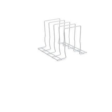 Pot Lid Holder , 4 Lid - white BY WOODLY