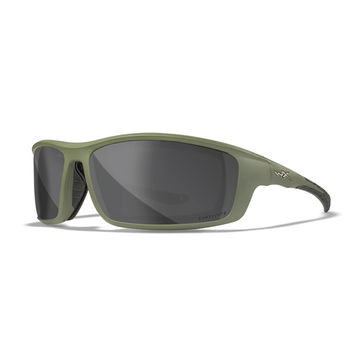 WX Grid Captivate Polarised Grey Lens Matte Utility Green frame - Wiley X