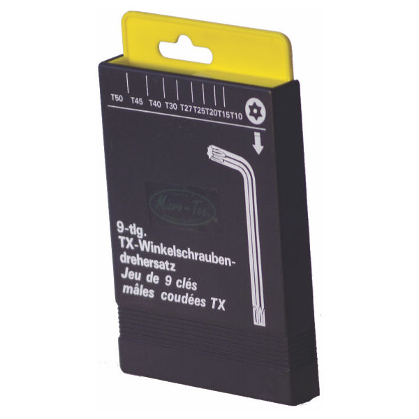 Micro-Tec - Wrench Set Tx.T10-T50 Tamper Proof - 3 Pack