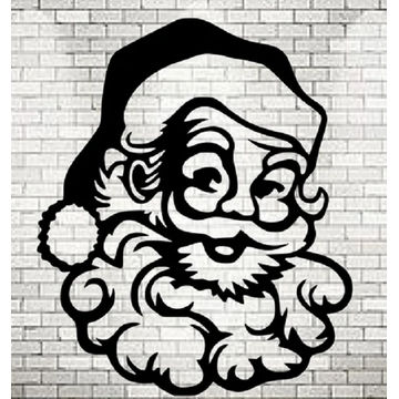 Santa Metal Wall Art