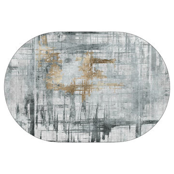 Silky Steps - Oval Bath Mat - 40*60cm
