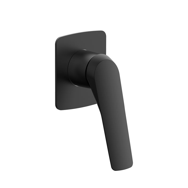 Fabro Single Wall Basin Mixer - Matt Black