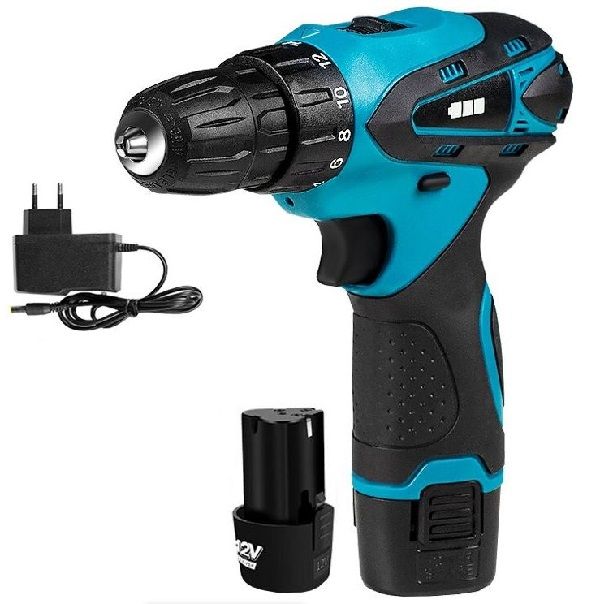 Rechargeable Electric Drill – 2 x 12V 4500mah Battery – JG20375045