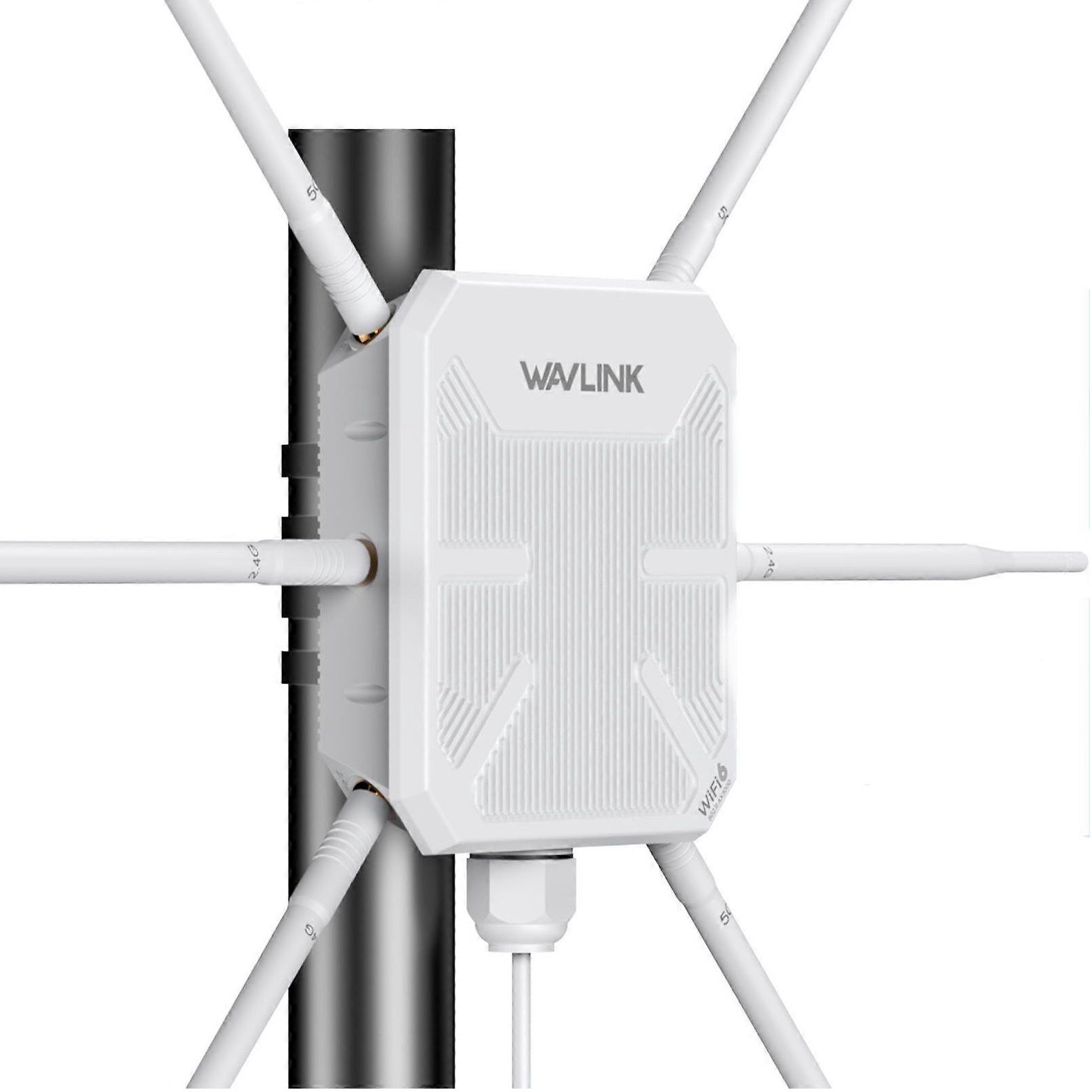 Outdoor WiFi Extender with 6 Antennas