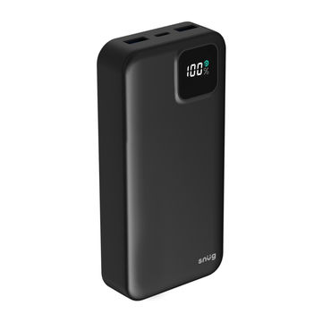 Snug 20000mAh Square Digital Display PD Powerbank-Black