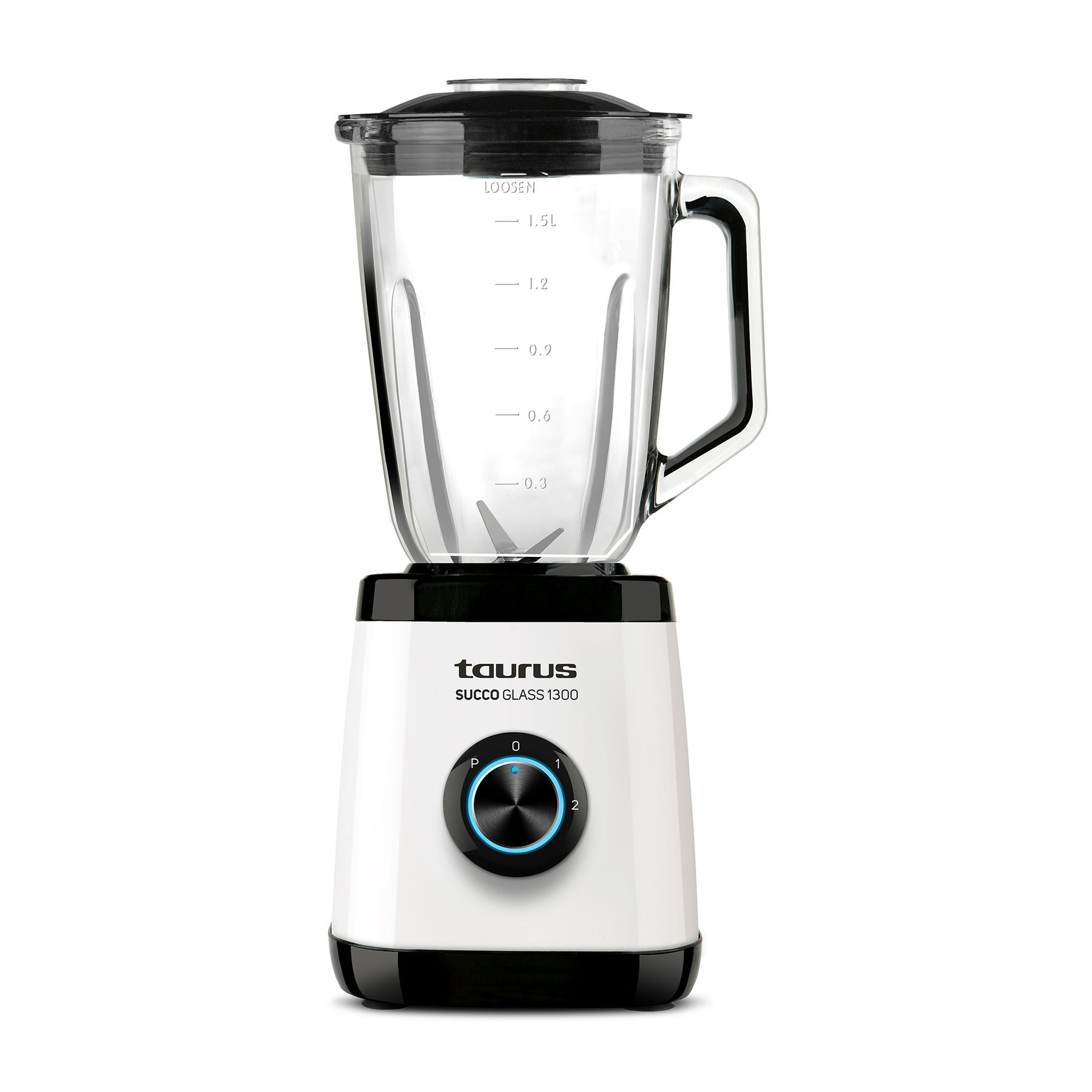 Taurus Jug Blender Glass White 1.5L 1300W 