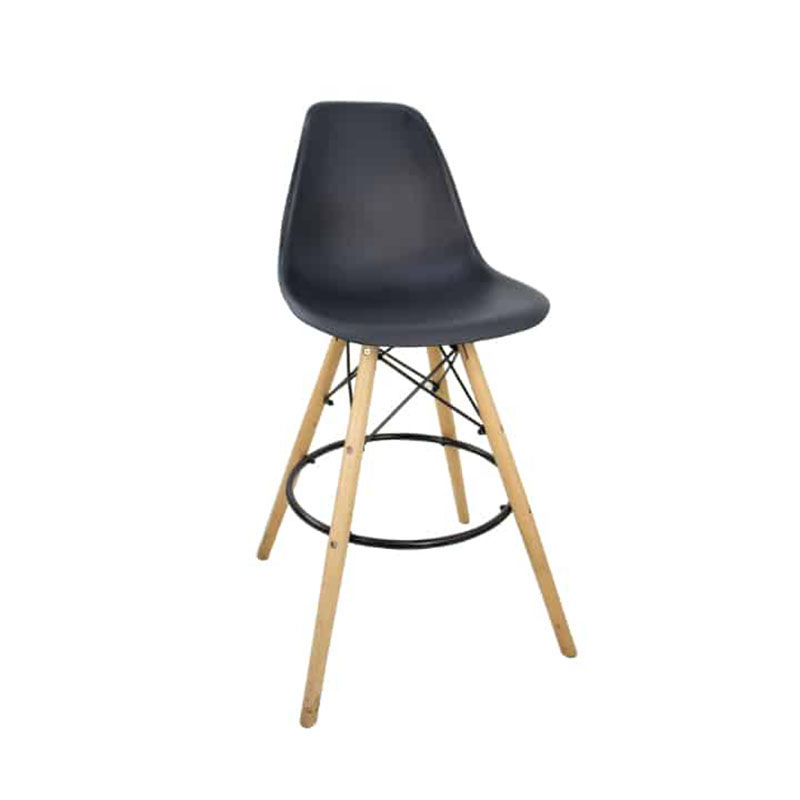 Vividitto - Replica Eames Bar Chair - Black