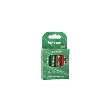 batzone Ni-MH 2.0 Rechargeable Battery AA 2500 4Pcs