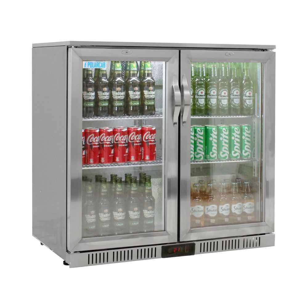 Back Bar Beverage Cooler – 2 Door, Hinged - POLARCAB