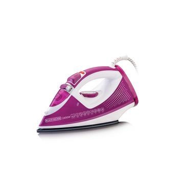 Black & Decker 2400W STEAM IRON WITH AUTO SHUTOFF AND CERAMIC SOLEPLATE | X2450-B5