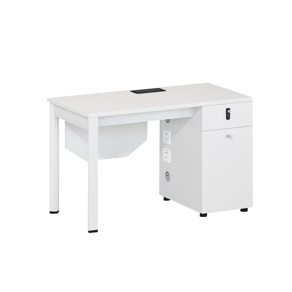 KC FURN-Urban Boho Panel End Desk (White)