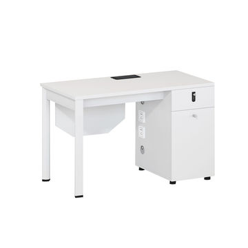 KC FURN-Urban Boho Panel End Desk (White)