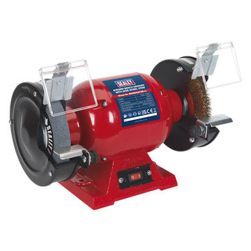 Bench Grinder Ø150mm with Wire Wheel 370W/230V SEALEY UK