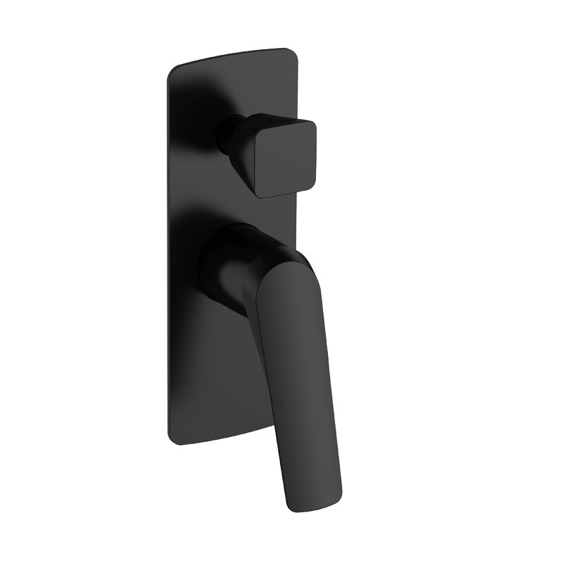 Fabro Shower Mixer With Diverter Brass- Matt Black