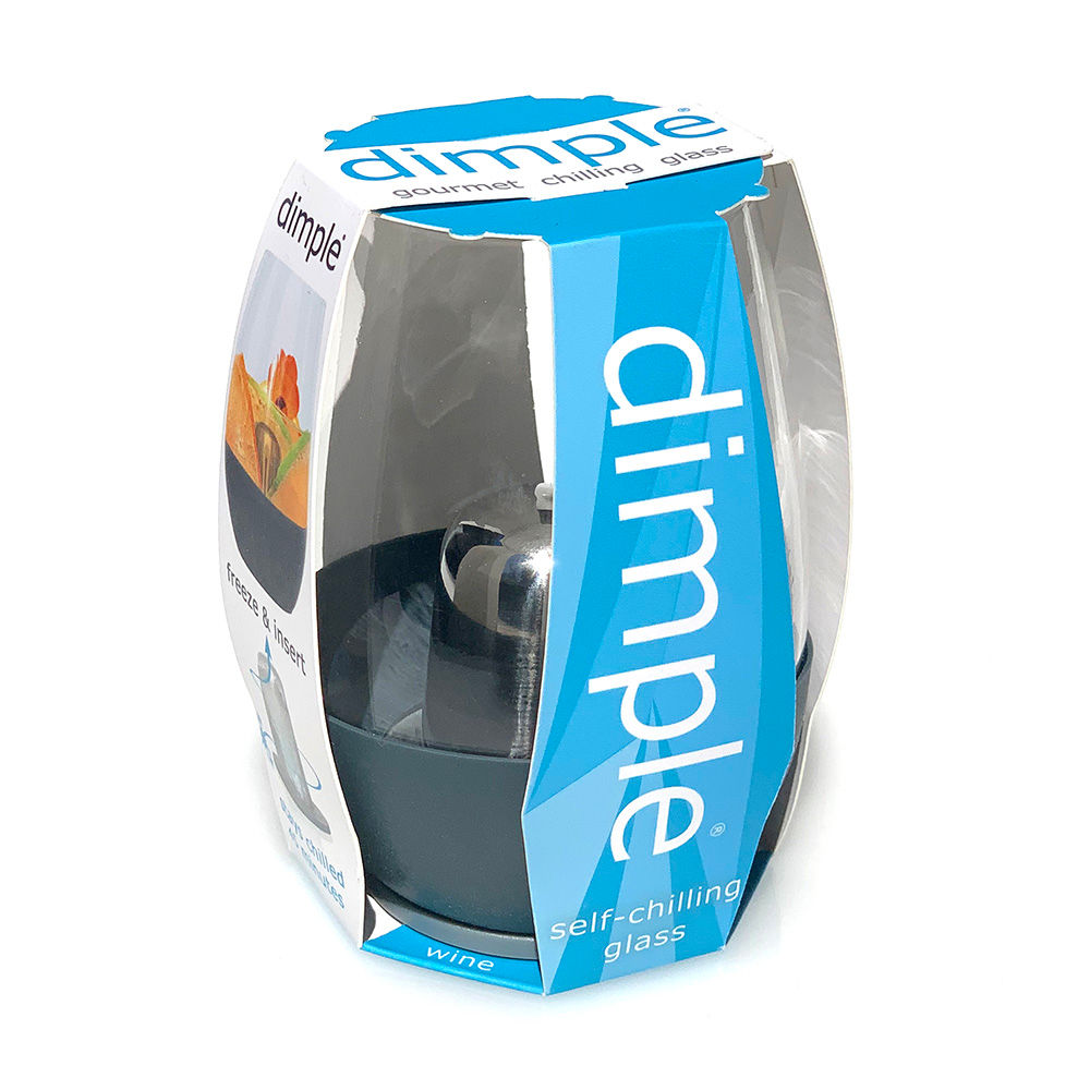 Soireehome Dimple Gourmet Chilling Glass for Wine, Coffee & more