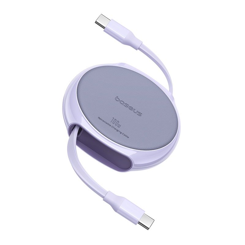 Baseus Pathfinder Series Free2Draw Fast Charging Data Cable Type C to Type C 100W - Nebula Purple