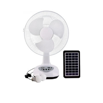 SOLAR FAN 12" + RECHARGEABLE