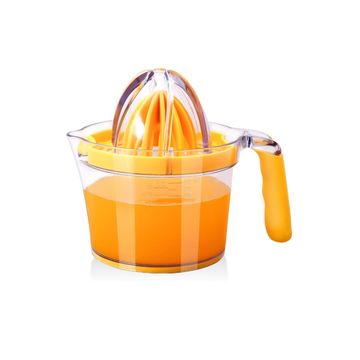 Hand-cranked citrus juicer