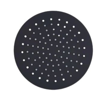 Shower Head 8" Round Matt Black