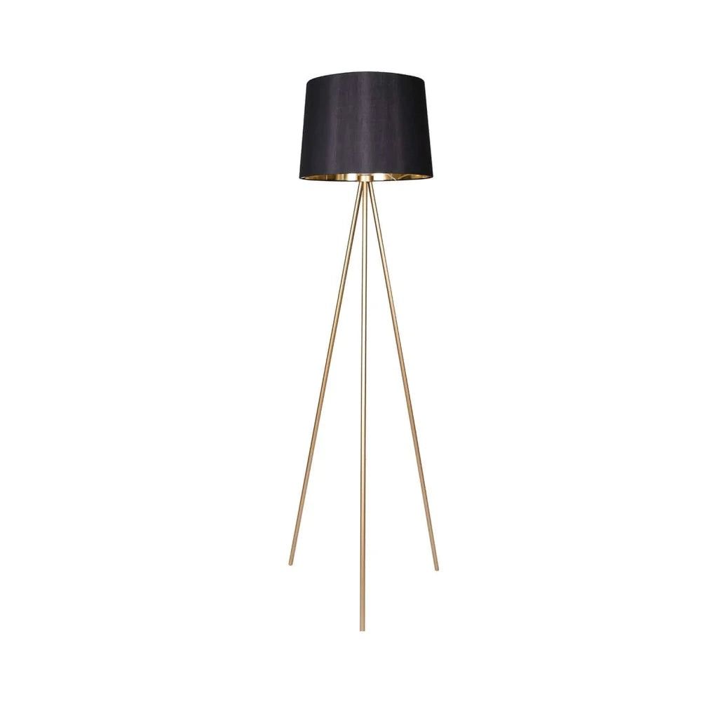 Vividitto - Benjie Metal Tripod - Black & Gold Shade 155cm