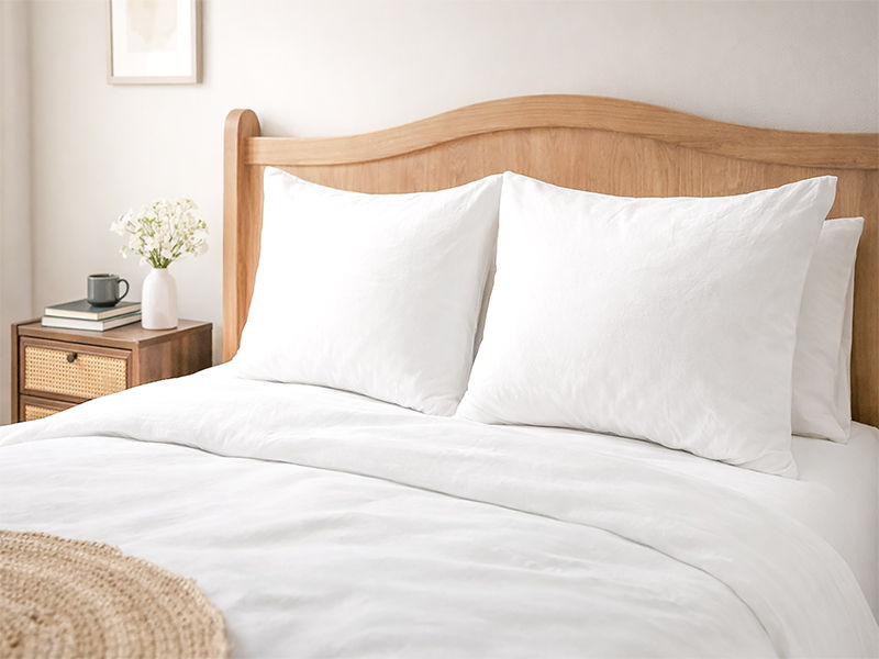 Hotel Collection - Ultra Soft, Breathable Pillow Cover Set - (01 Set) - King - Optical White