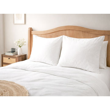 Hotel Collection - Ultra Soft, Breathable Pillow Cover Set - (01 Set) - King - Optical White