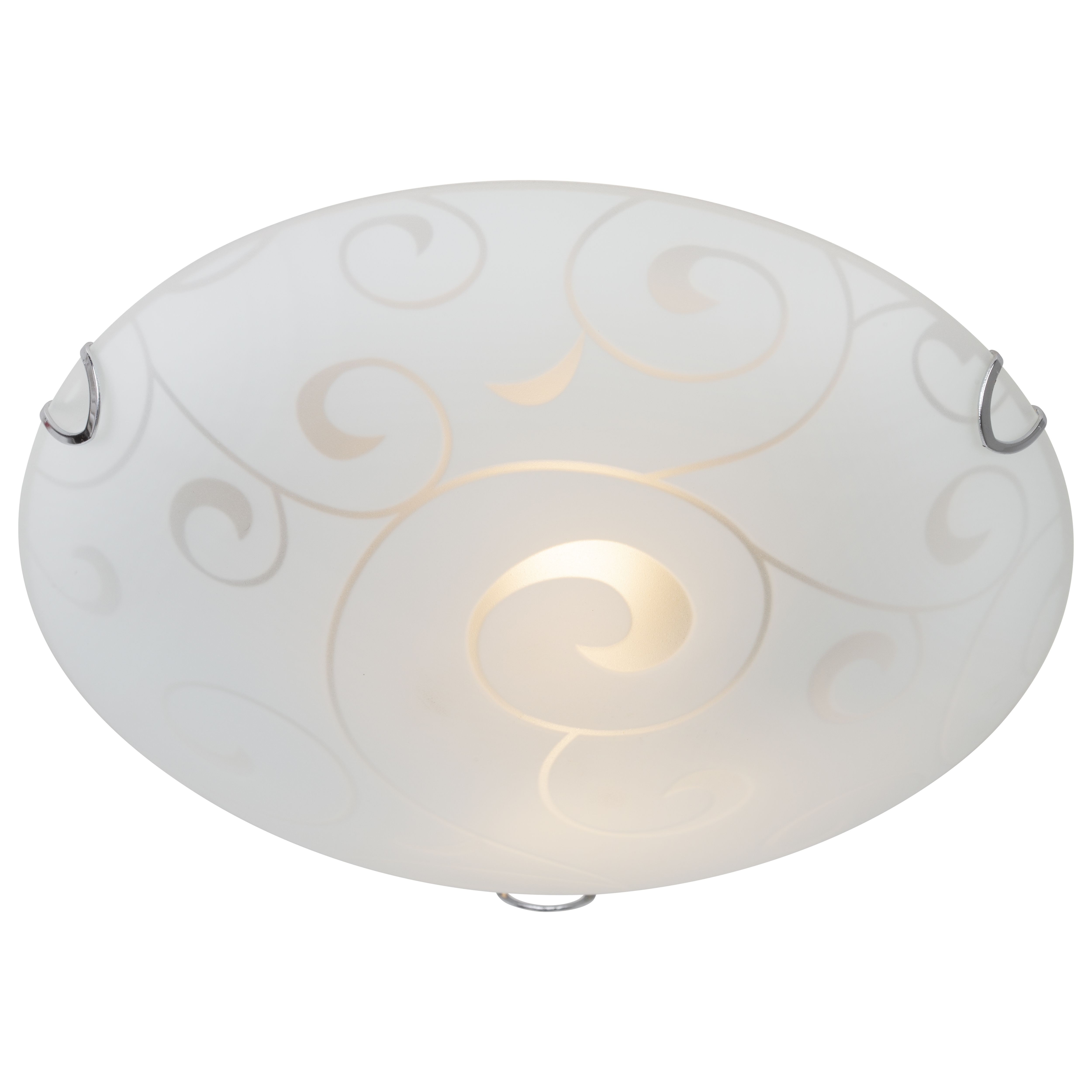 Eurolux Radiant Stem Ceiling Light Chrome E27 2x60w