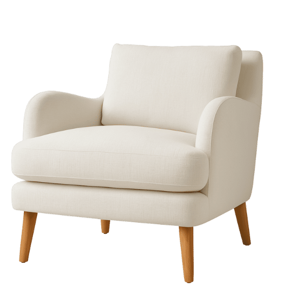 The Cloud Haven Chair – Cream Fabric Armchair