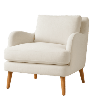 The Cloud Haven Chair – Cream Fabric Armchair