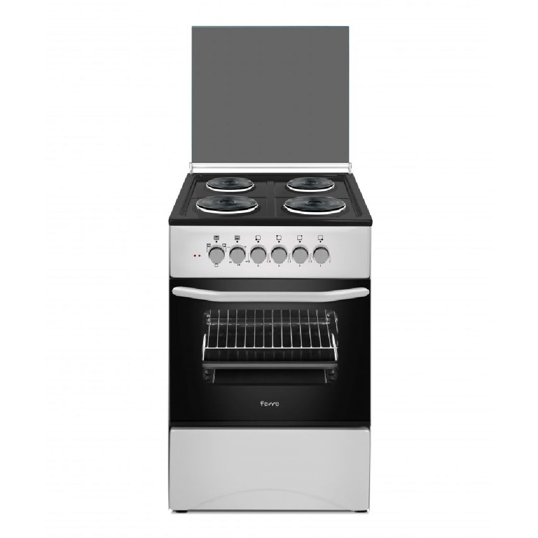 Ferre - 50x50 Free Standing Electric Cooker - Silver