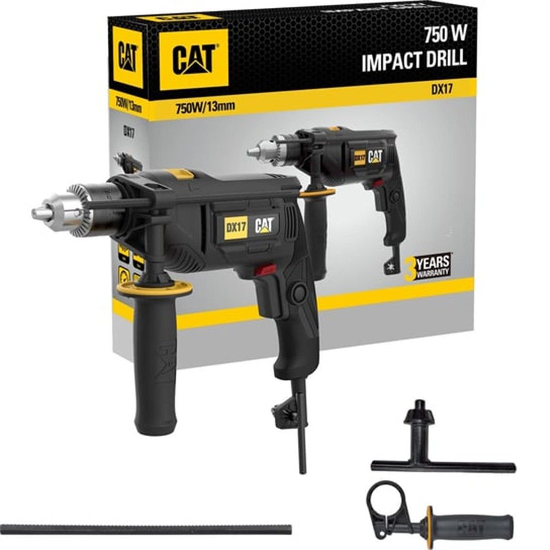 CAT Impact Drill 13mm 750W