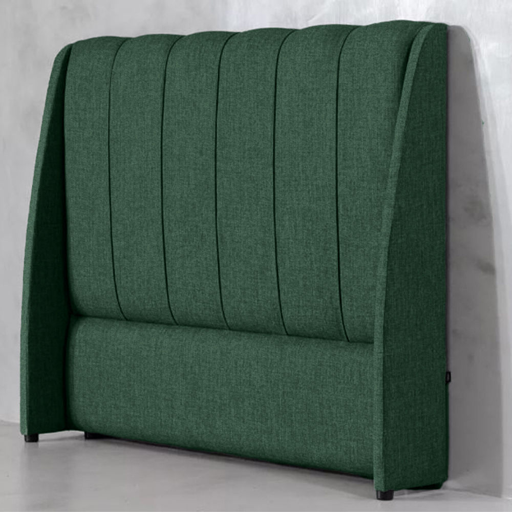Damira Upholstered Wingback Headboard Double Monaco-Scarab