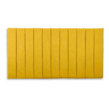 Tracy Panel Velvet Headboard - Yellow - Single