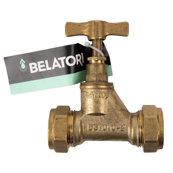 Tap Stop Brass Cxc Belatori 22X22mm - 2 Pack