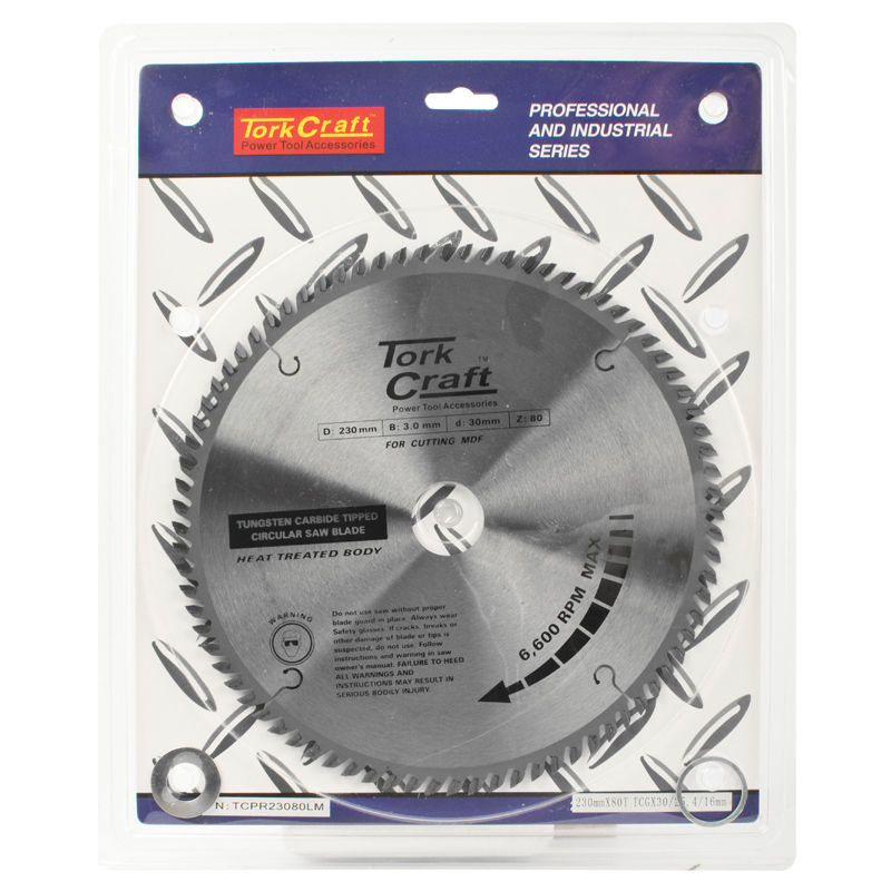 Tork Craft - Blade Tct 230 x 80T 30/1/16 Tcg Positive