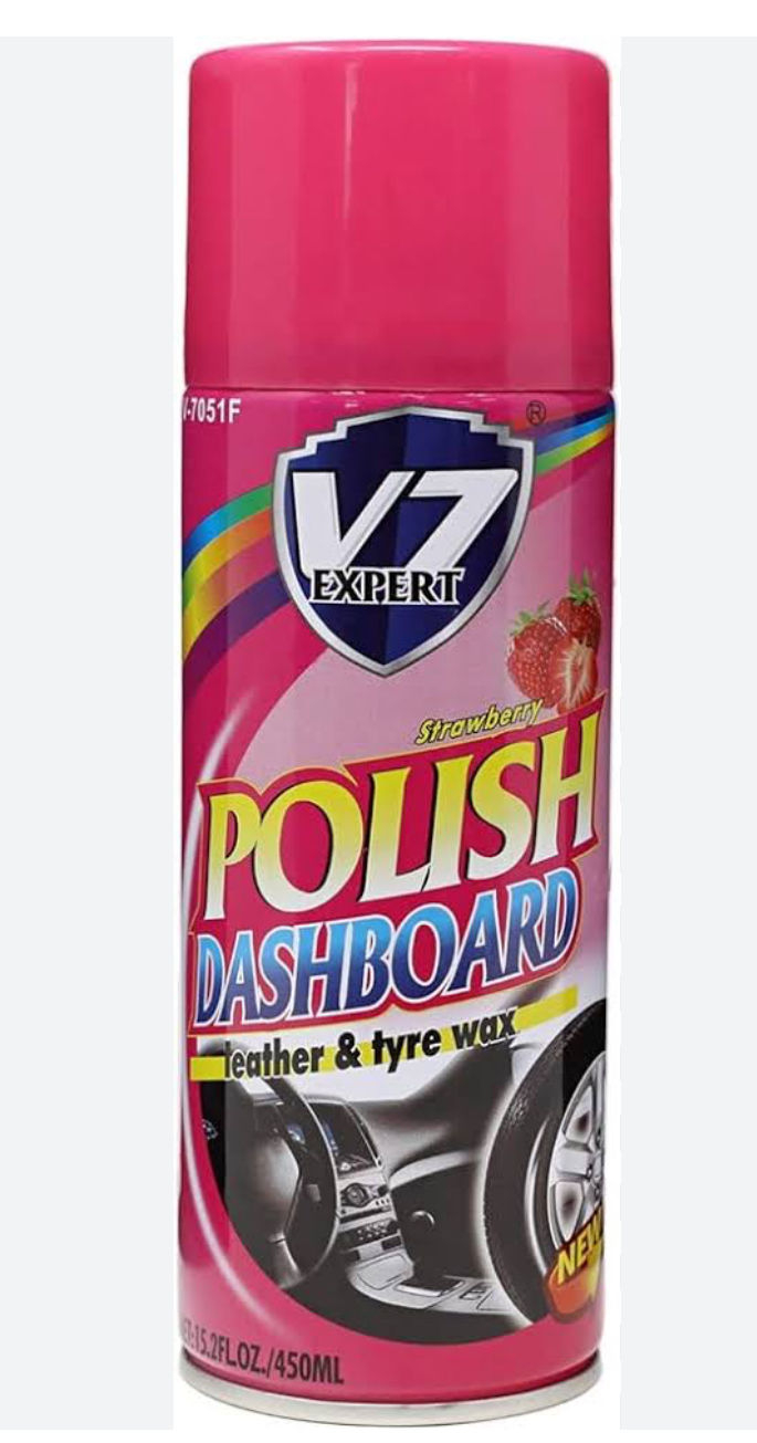 V7 Expert - 450ml Polish Dashboard Leather&tyre wax pack of 4