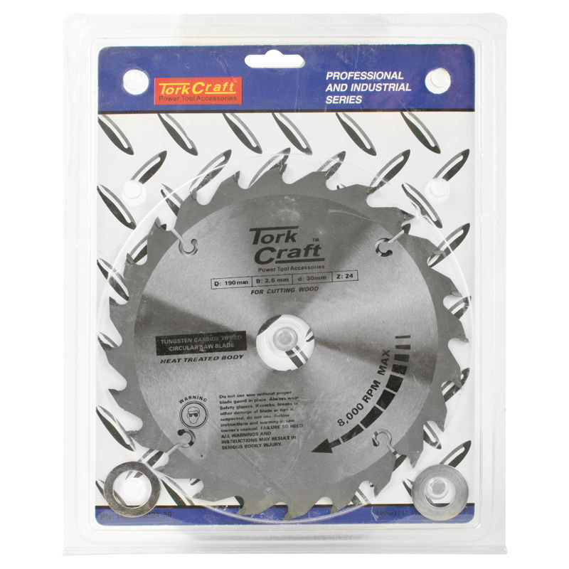 Tork Craft - Blade Tct 190 x 24T 30/20/16 Atb Positive