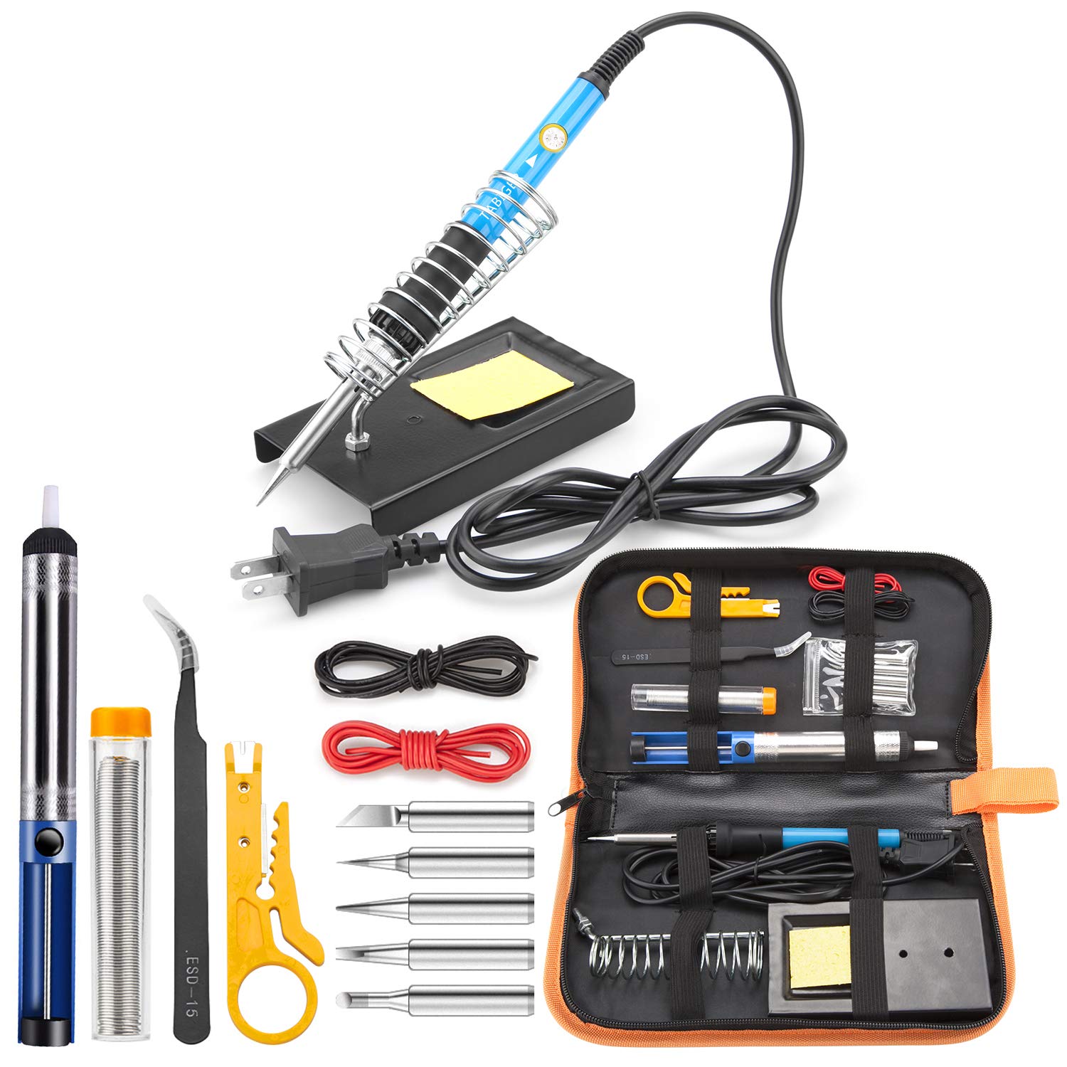 Soldering Iron Tool Kit Set 15-in-1