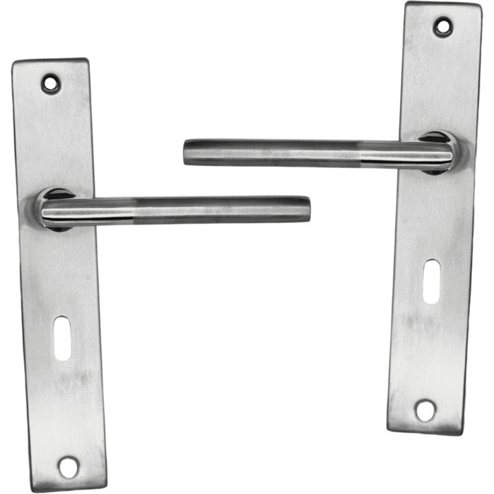 Square Modern Lever Handle on Plate