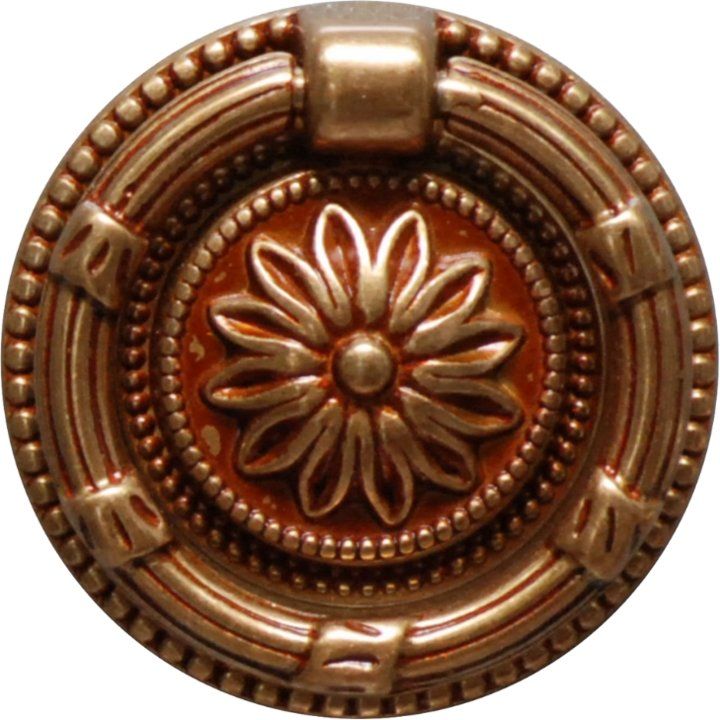 Antique ring cupboard handle - large (55mm)