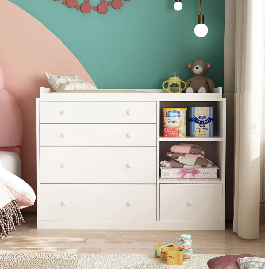 GreenLine Interiors Iqi Chest of Drawer White