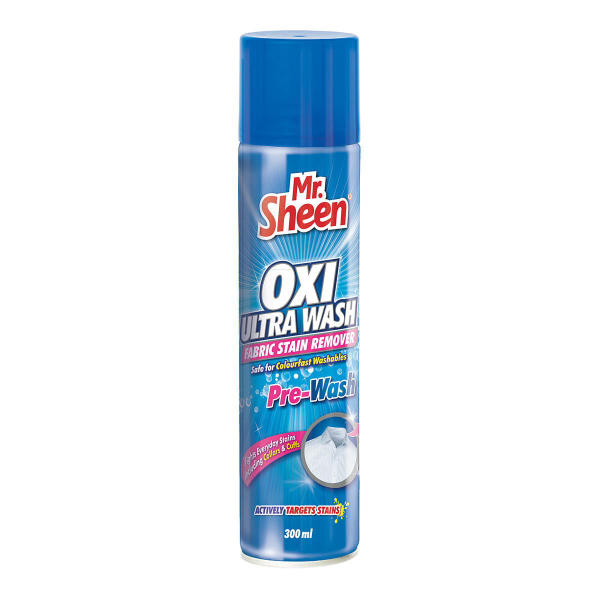 Mr Sheen Oxi Ultra Collar And Cuff Aerosol 300 Ml