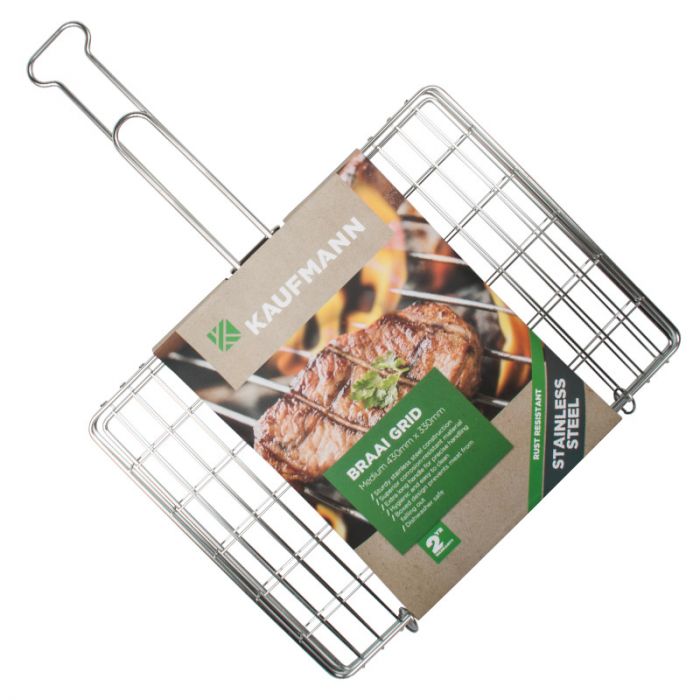 Kaufmann - Stainless Steel Box Braai Grid- Medium