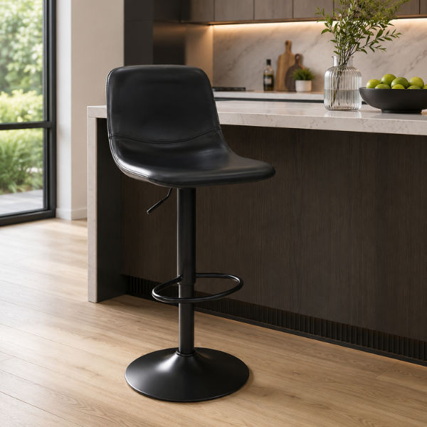 Brenna Modern Barstool Black