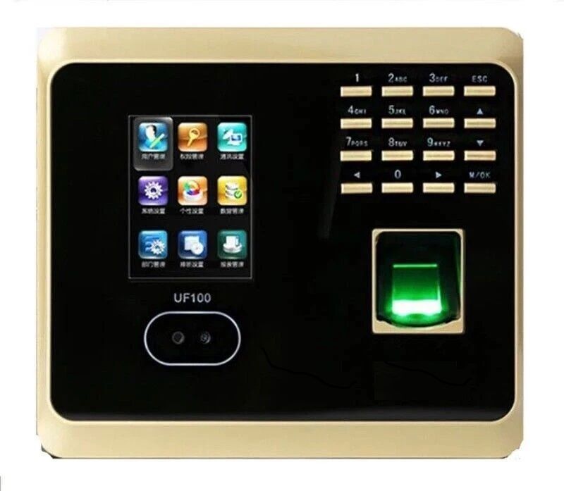 UF100plus Face Recognition Time Attendance System With Fingerprint Reader with TCP/IP Protocol (Connects to PC)