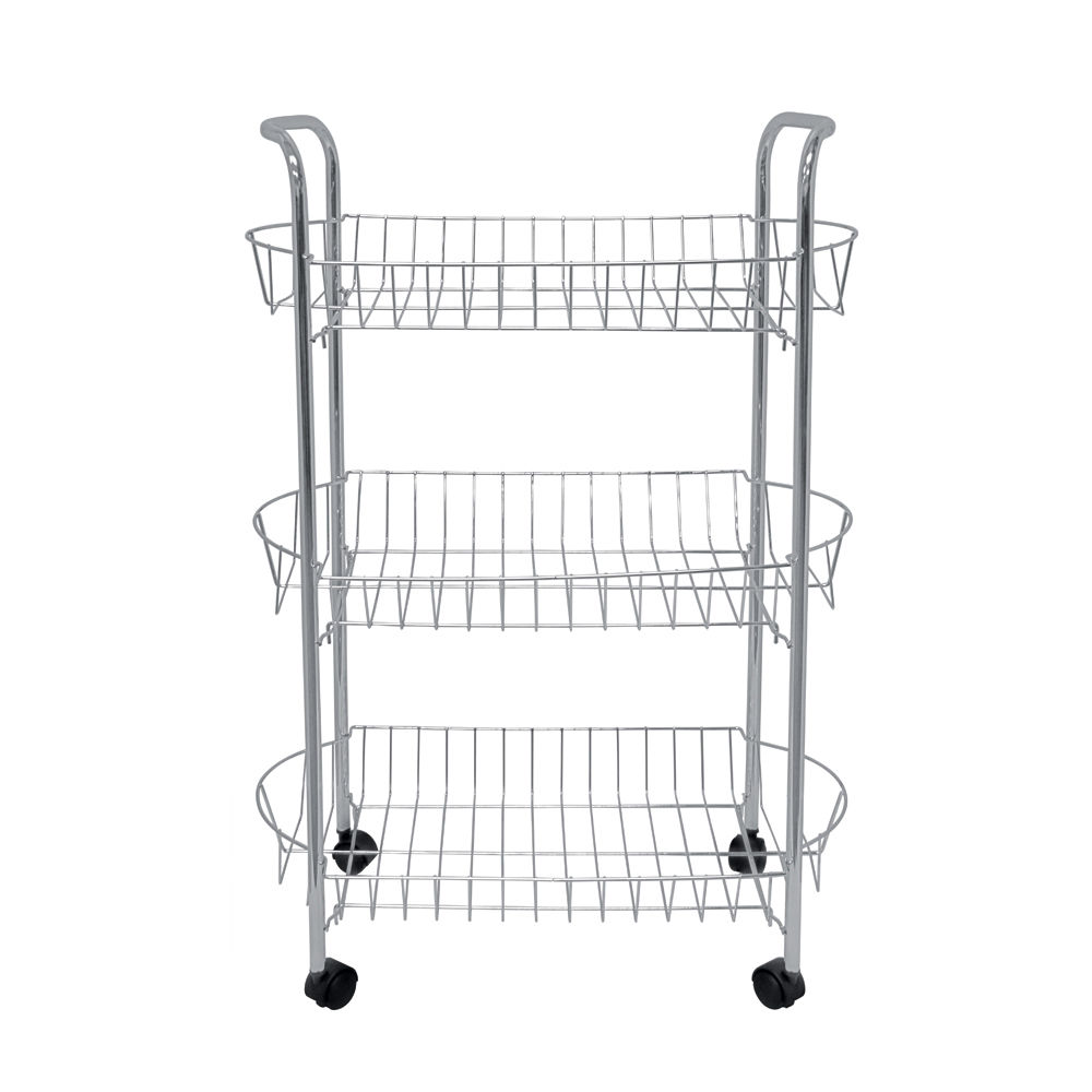 STORAGE RACK THREE LAYER CHROM